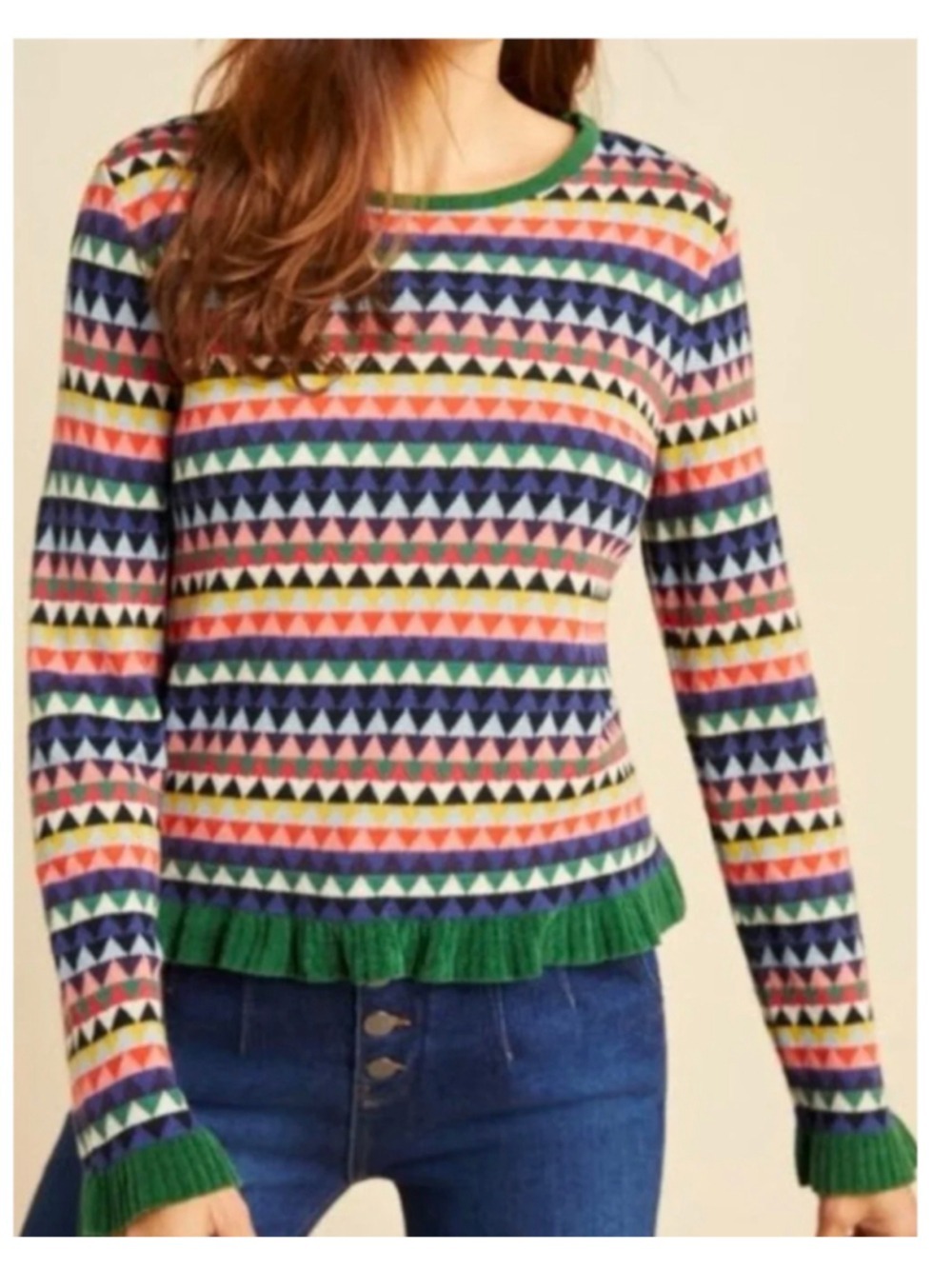 AldoMartins Nouvea Striped Wool Blend Sweater